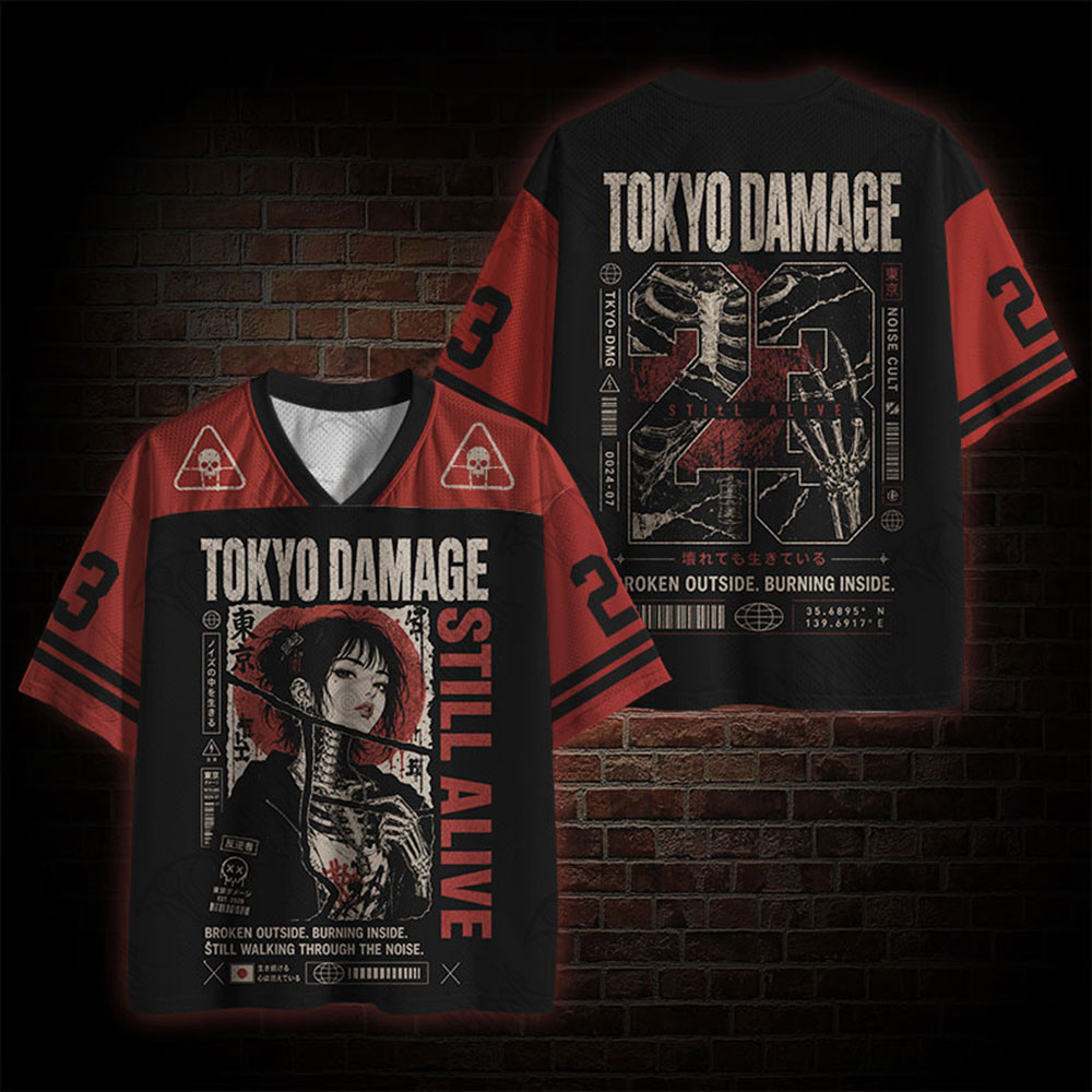 Broken Outside Mesh Jersey