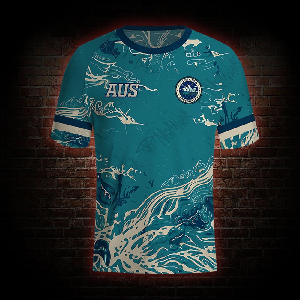 Personalized Ocean Australian Football Jersey