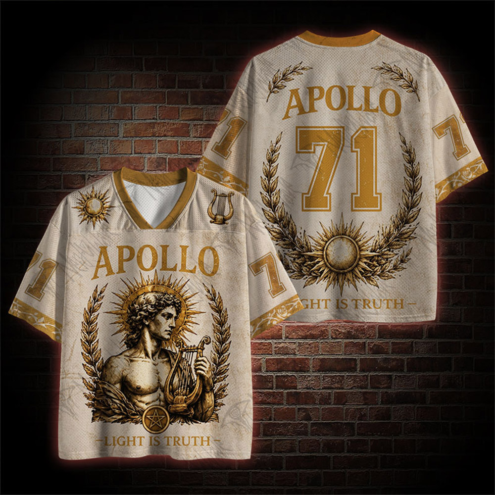 Light is Truth Greek Mythology Mesh Jersey
