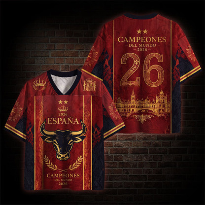 ESPAÑA Campeones Del Mundov Mesh Jersey