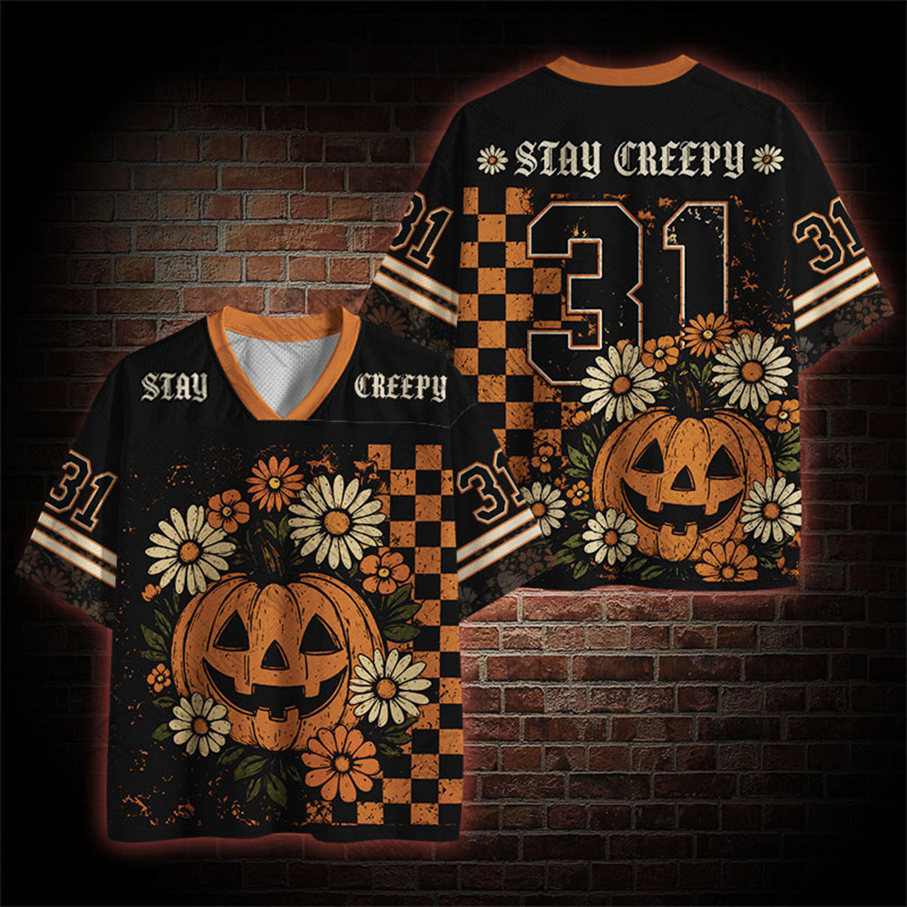 Stay Creepy Mesh Jersey