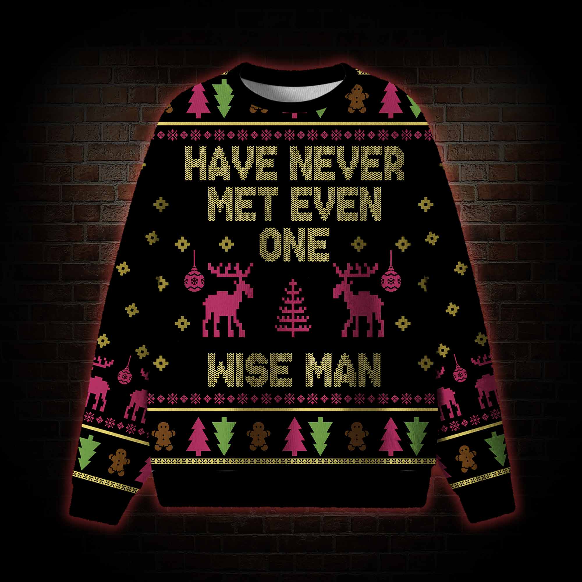 Have Never Met Even One Wise Man Ugly Sweatshirts