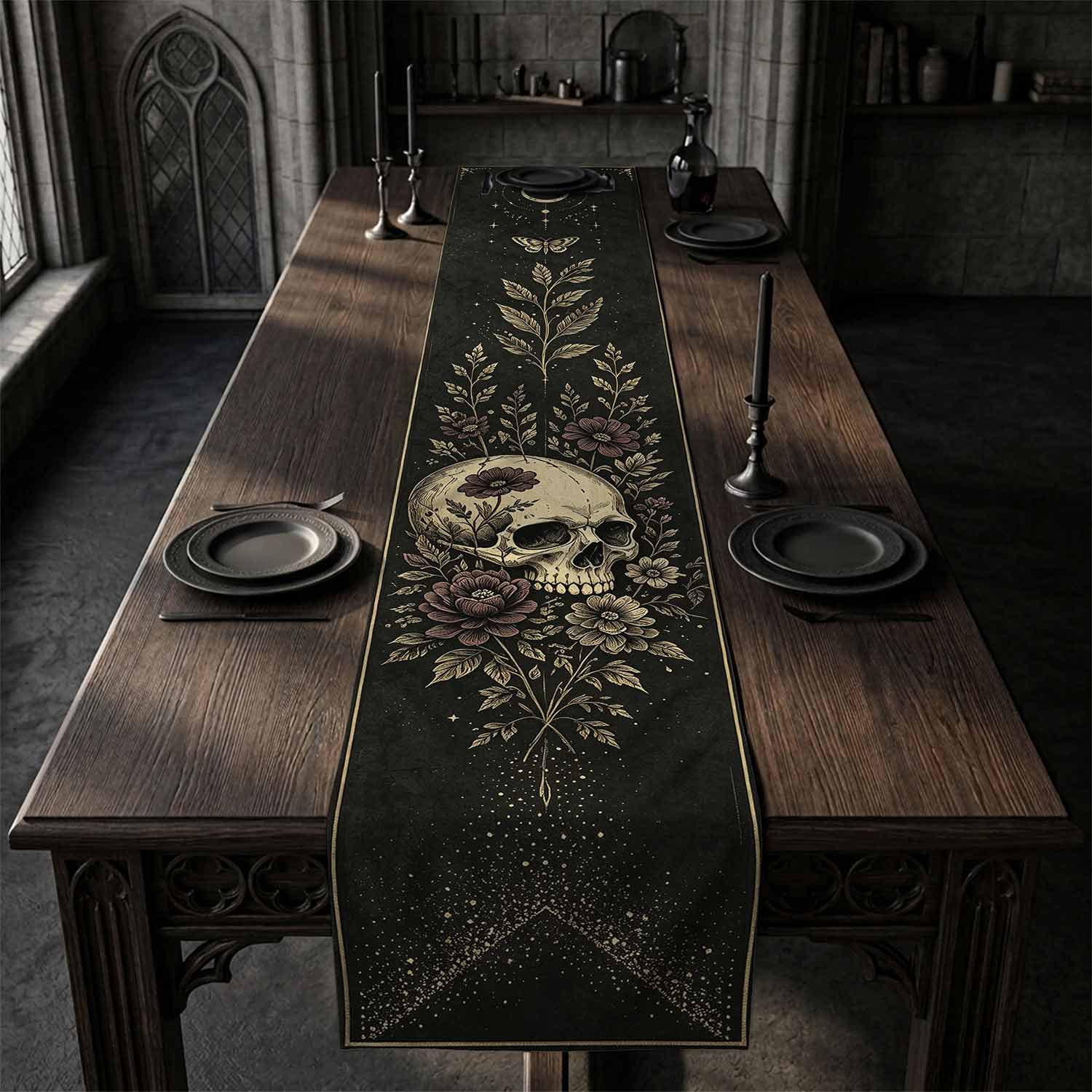 Bones & Wildflowers Table Runner