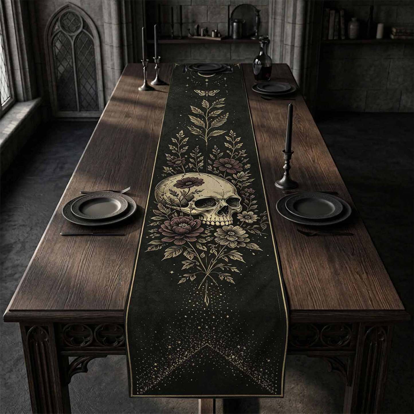 Bones & Wildflowers Table Runner