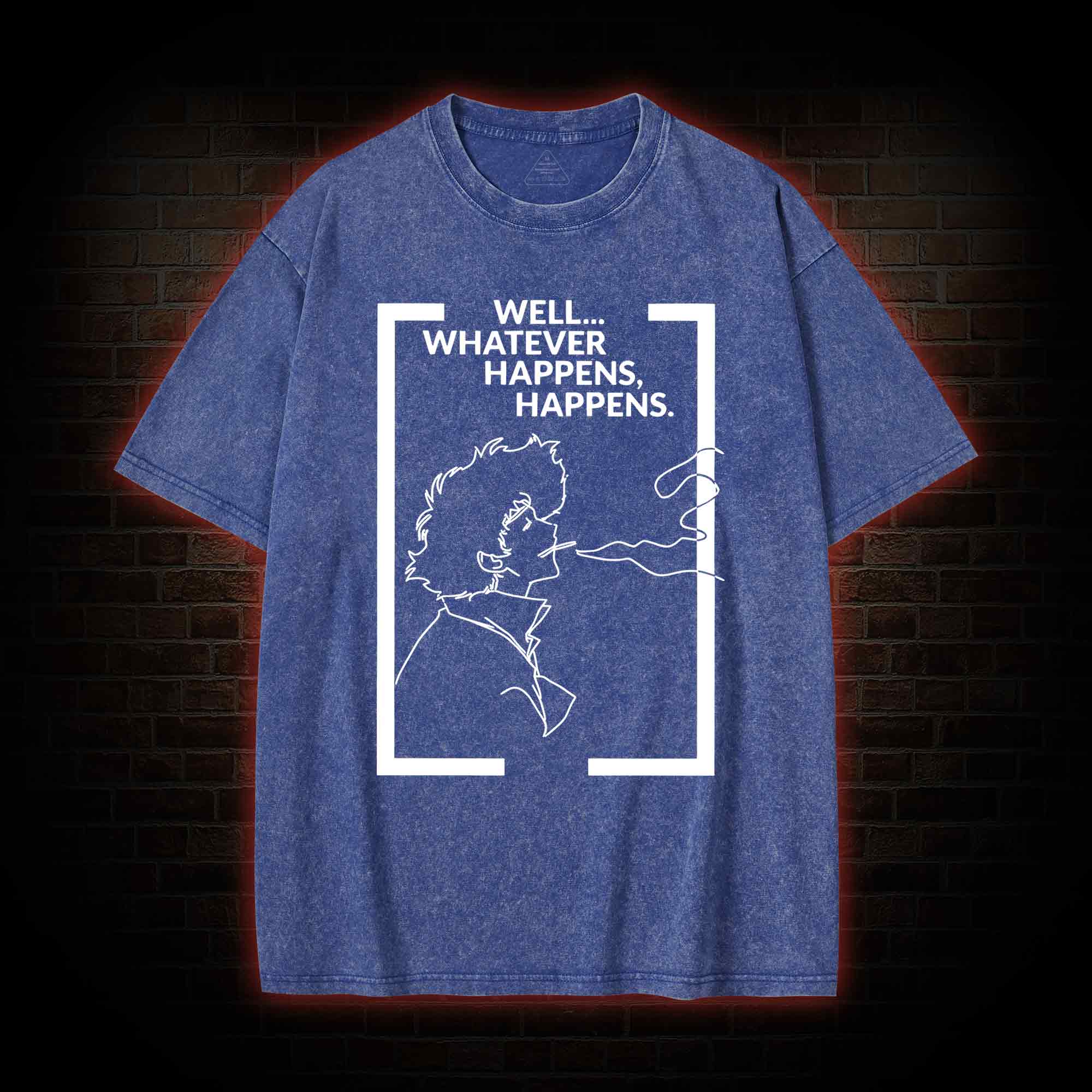 Whatever Happens Happens Washed T-shirt