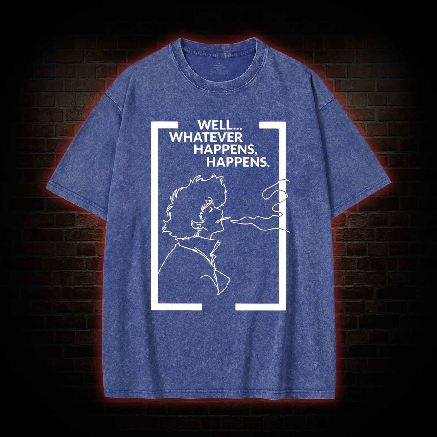 Whatever Happens Happens Washed T-shirt