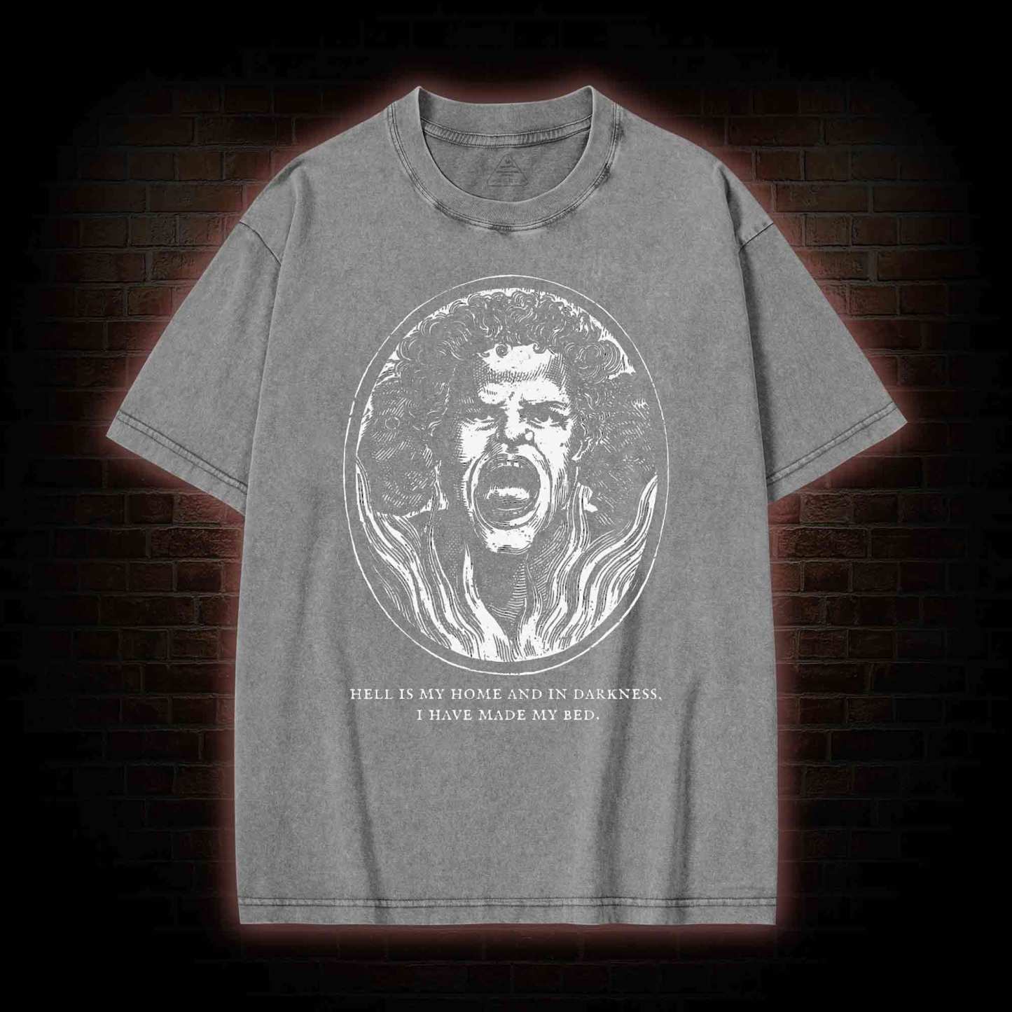 I Have Made My Bed Washed T-shirt