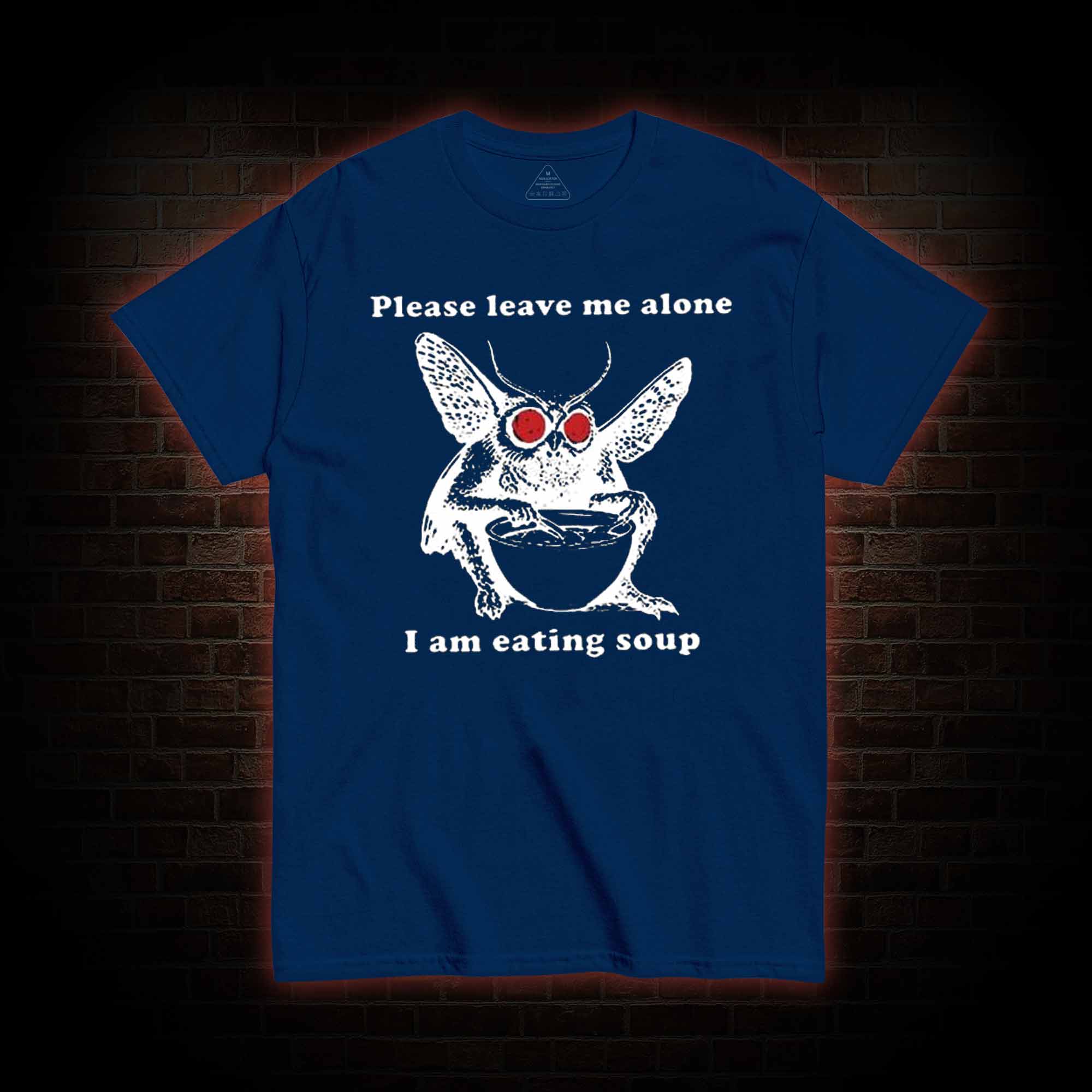 Mothman Eating Soup T-shirt 