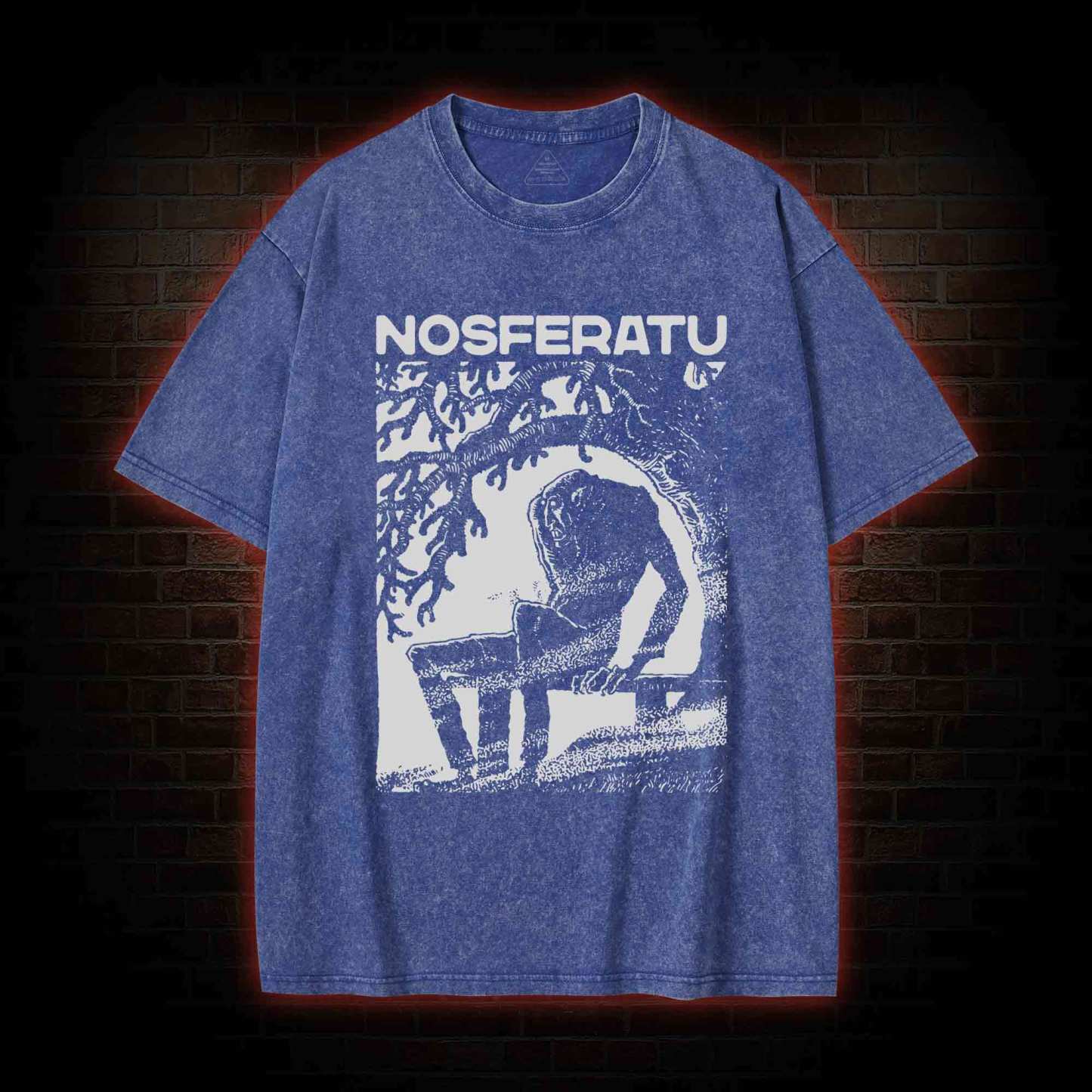 The Vampire Nosferatu Washed T-shirt