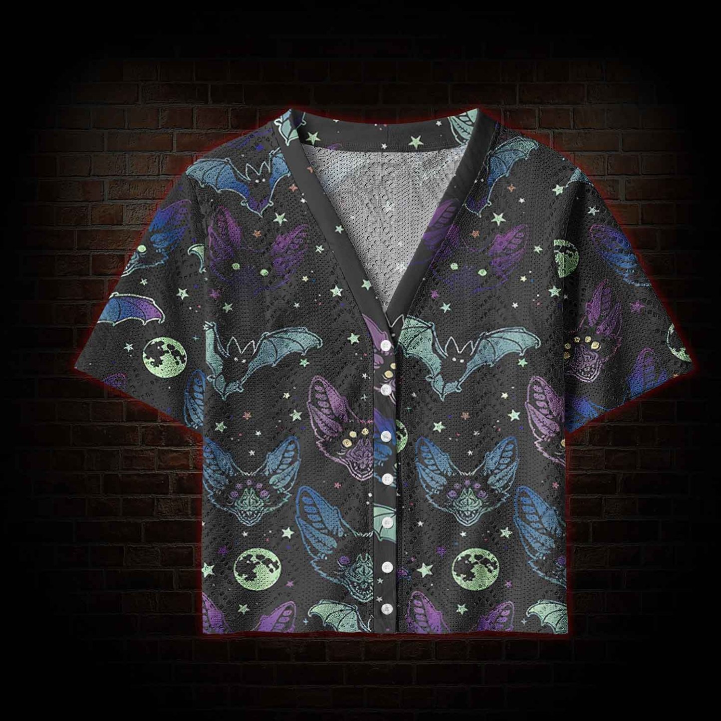 Bats Pointelle Cardigan