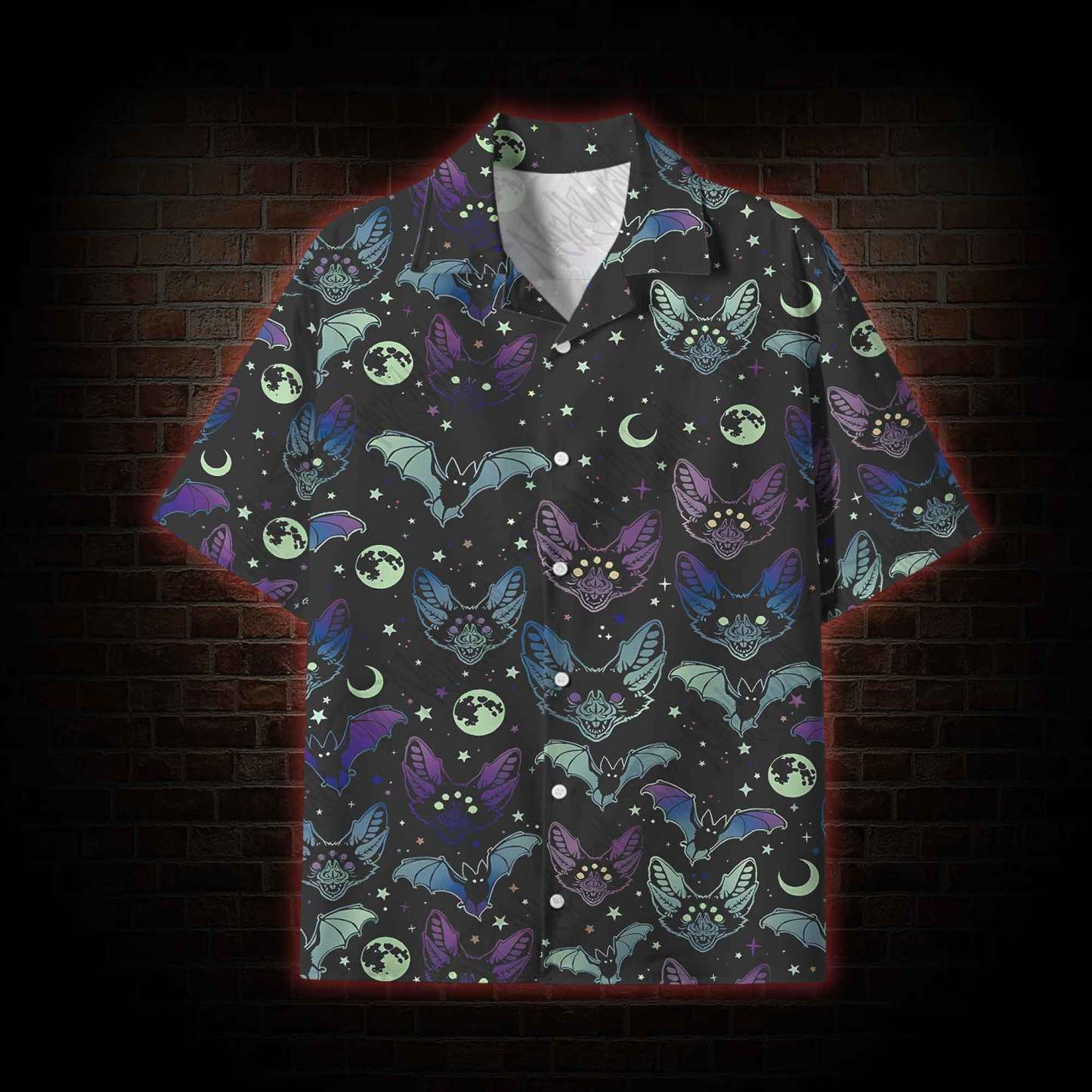  Bats Lightweight Hawaiian Shirt