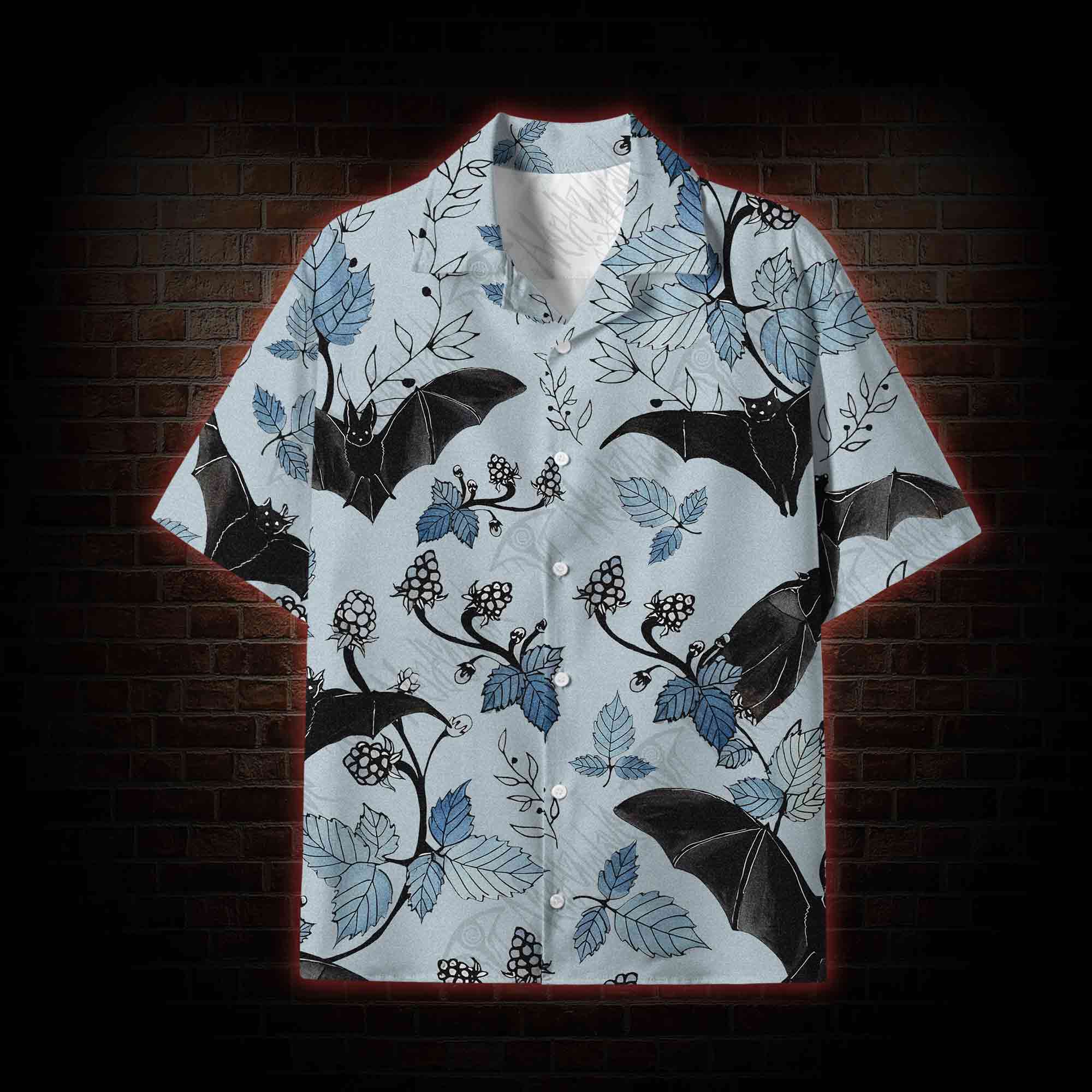 Flying Bats Lightweight Hawaiian Shirt