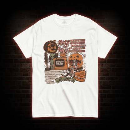 Vintage Halloween Collage T-shirt