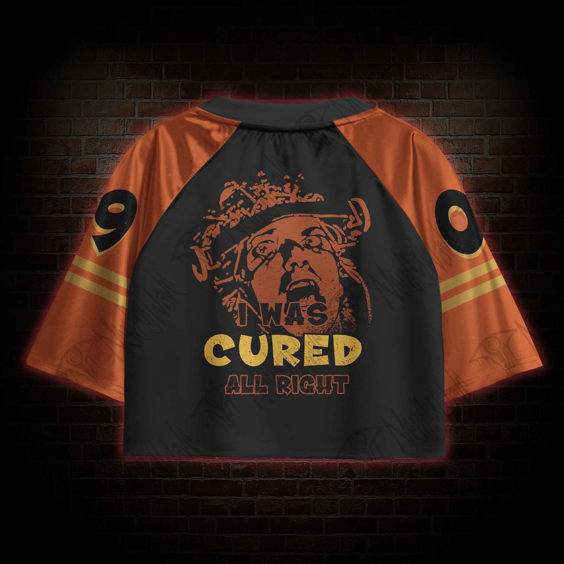 I was Cured All Right Vintage  Crop Sports Jersey
