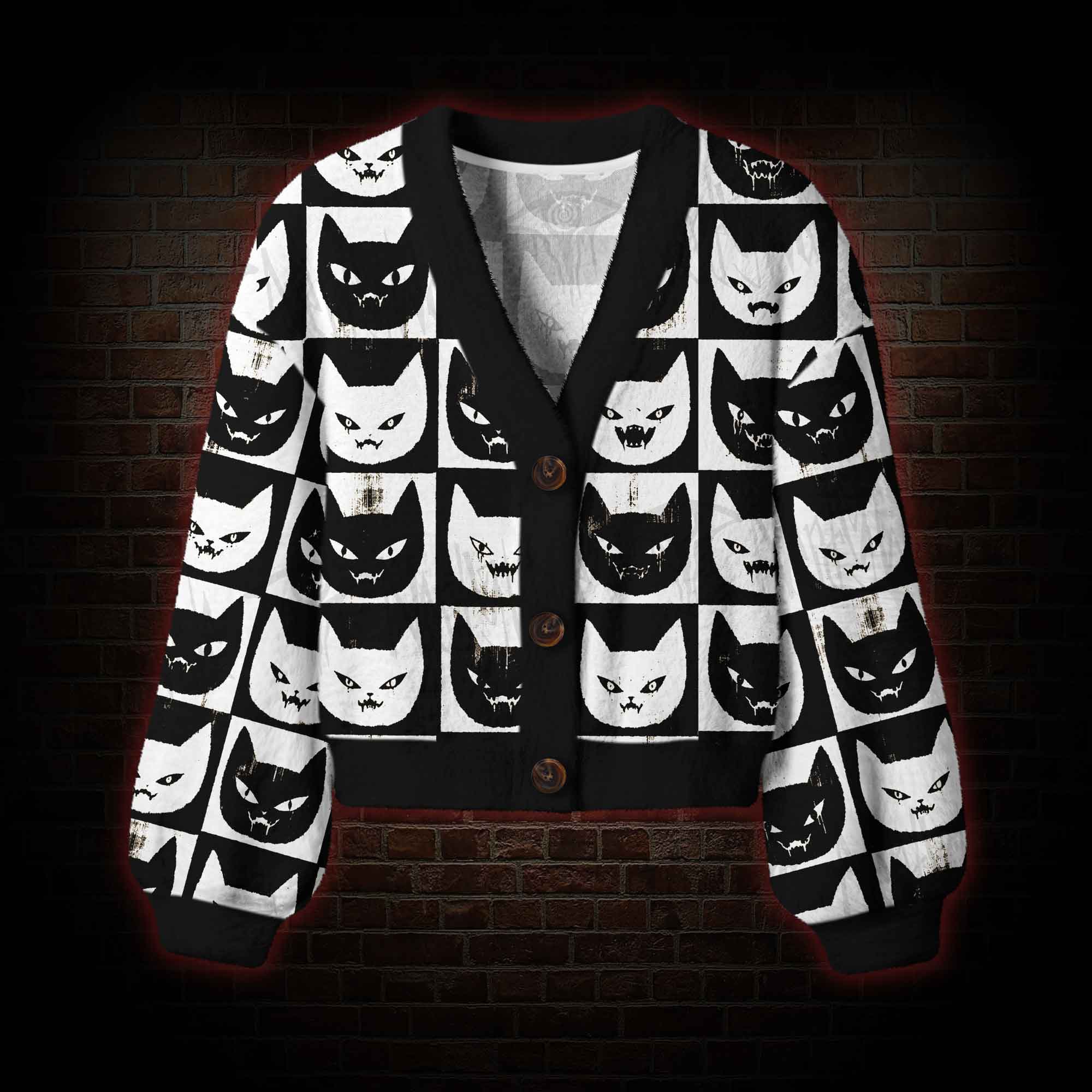 Strange Cat Women's Cardigan Sweater
