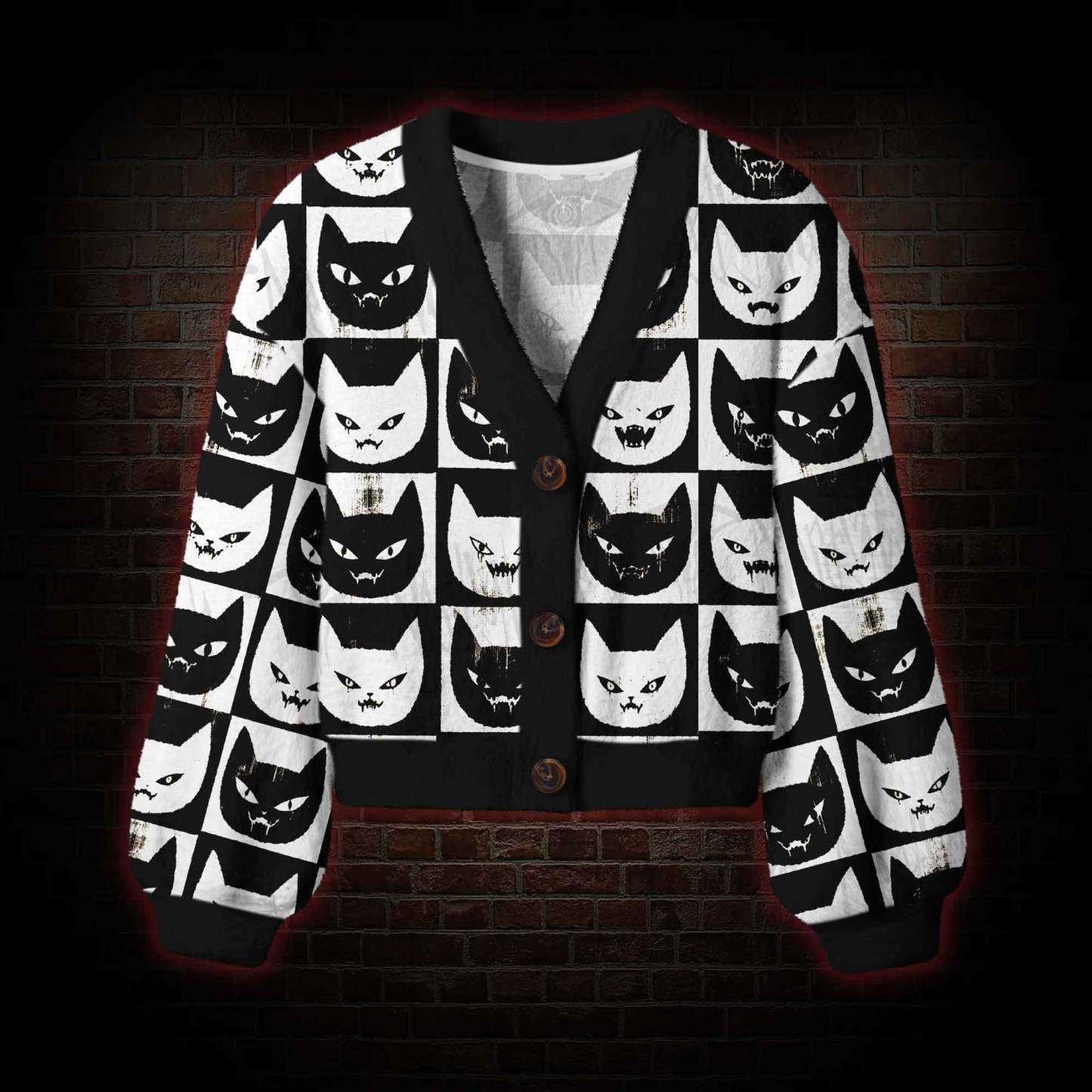 Strange Cat Women's Cardigan Sweater