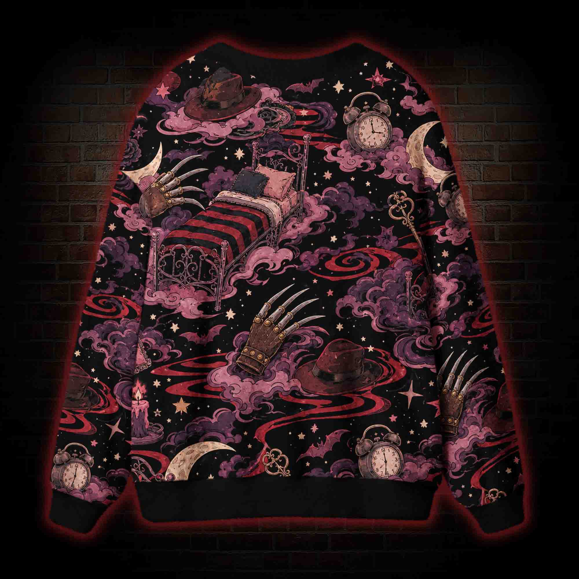 Nightmare Dream Slasher Cardigan Sweater