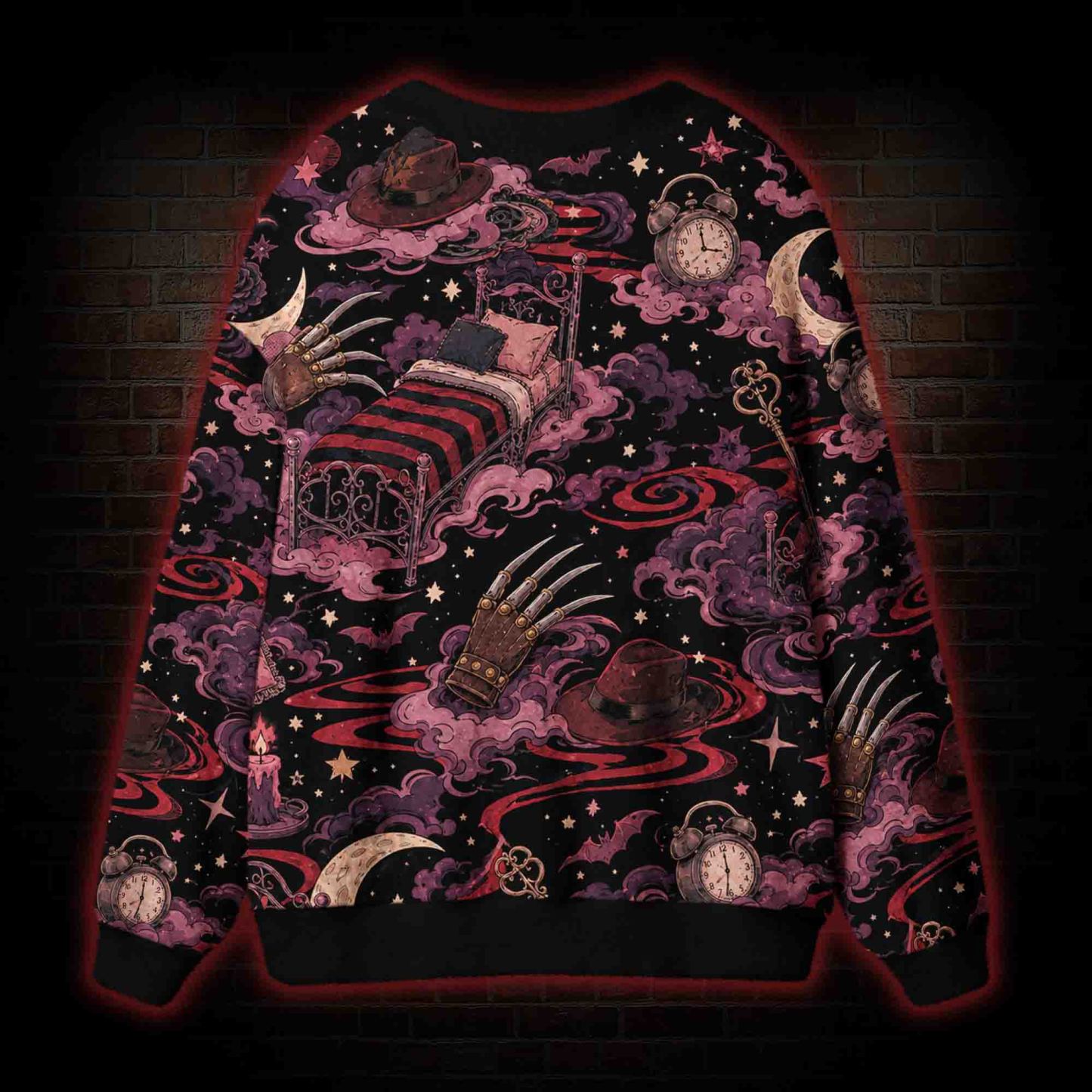 Nightmare Dream Slasher Cardigan Sweater