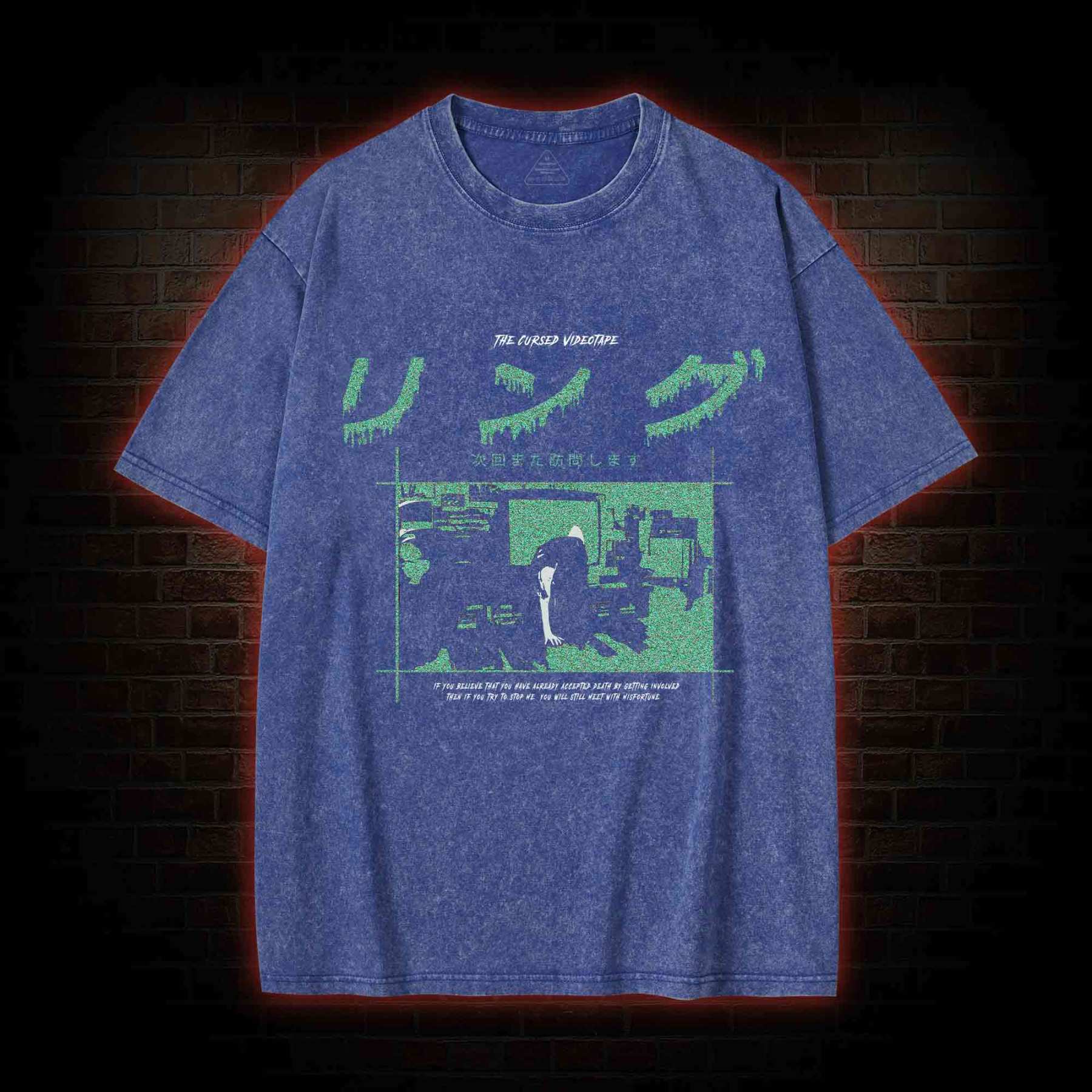 Cursed Videotape Washed T-shirt