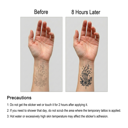 Deadly Romance Temporary Tattoo