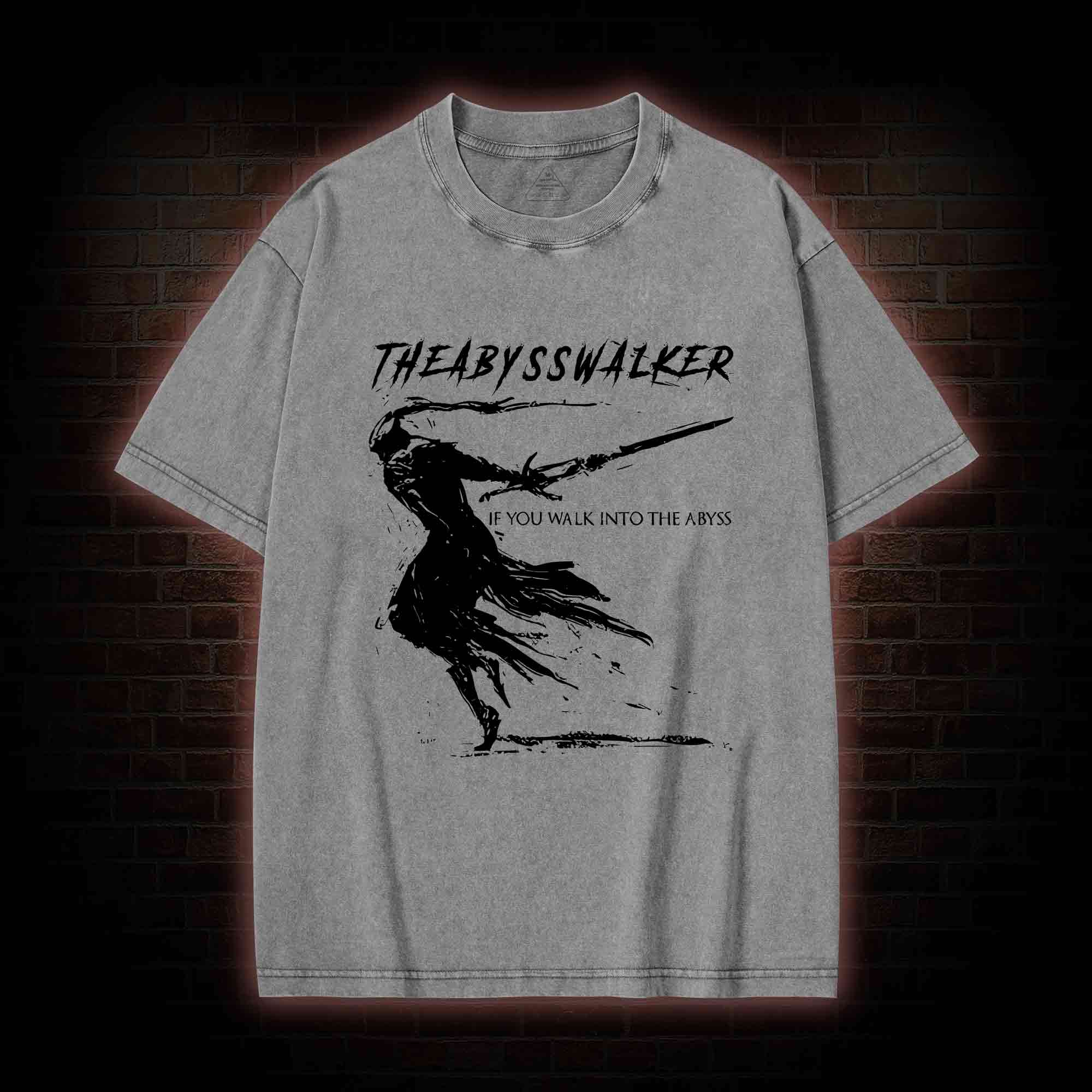 Walk into The Abyss Washed T-shirt
