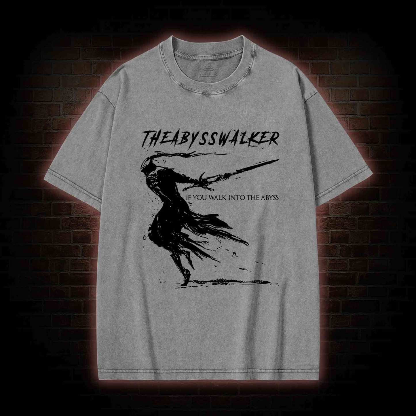 Walk into The Abyss Washed T-shirt