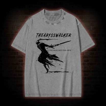 Walk into The Abyss Washed T-shirt