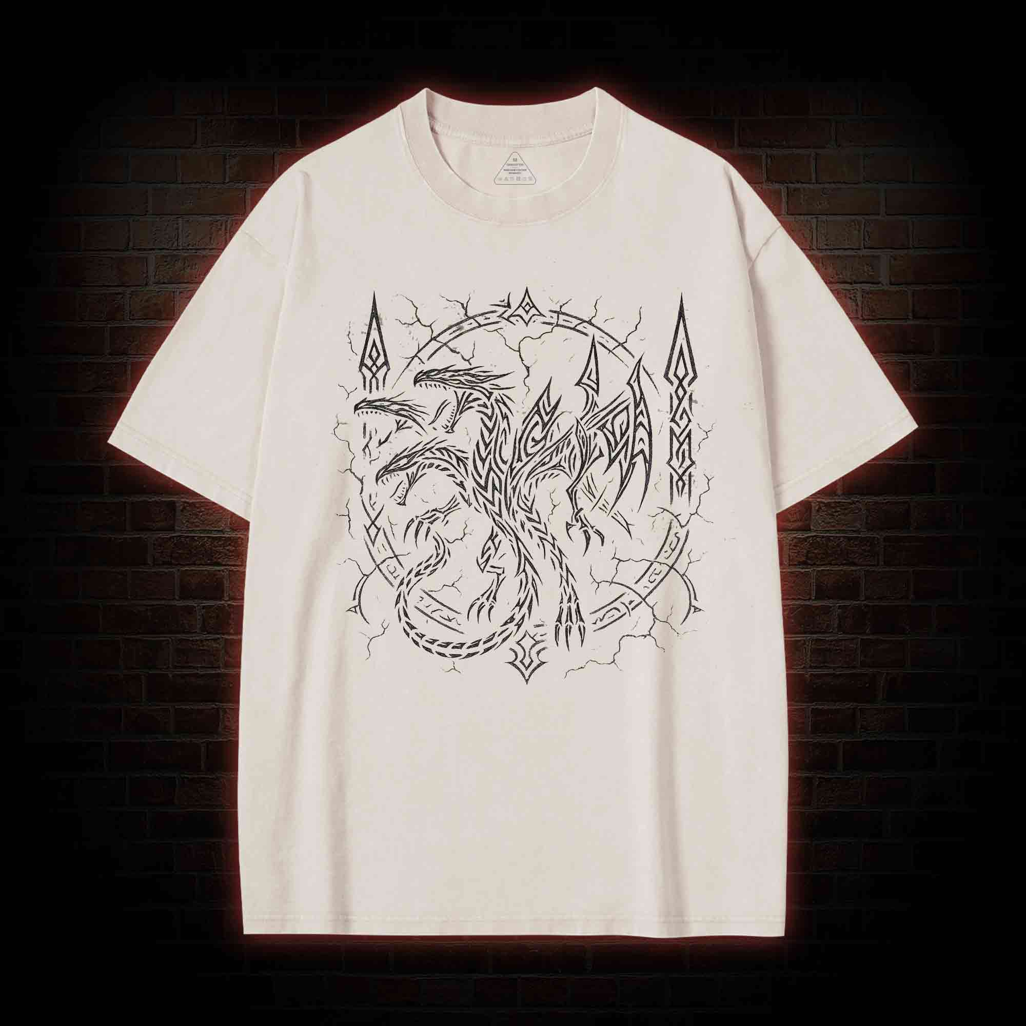 Evil Dragon Washed T-shirt