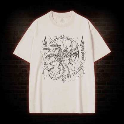 Evil Dragon Washed T-shirt