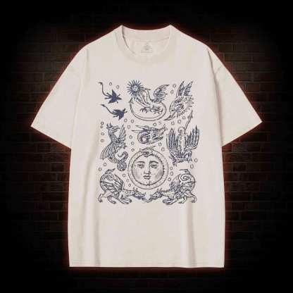 Medieval Dragons Vintage Washed T-shirt