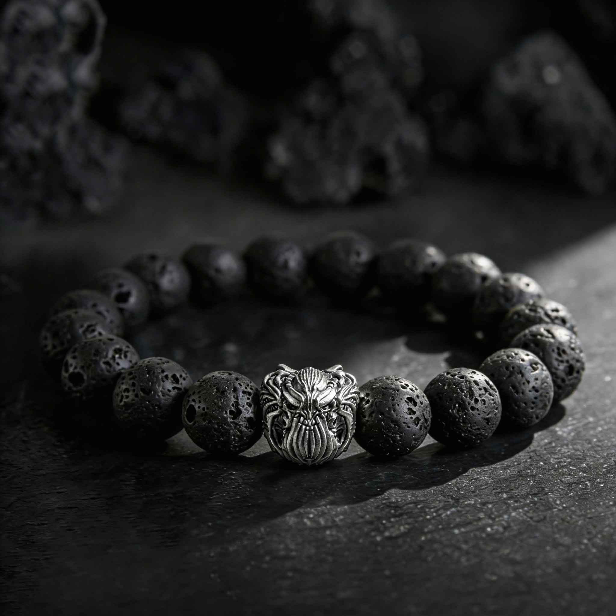 11 Lava Stone Beaded Bracelet