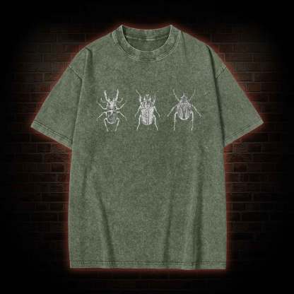 Distressed Beetle Washed T-shirt