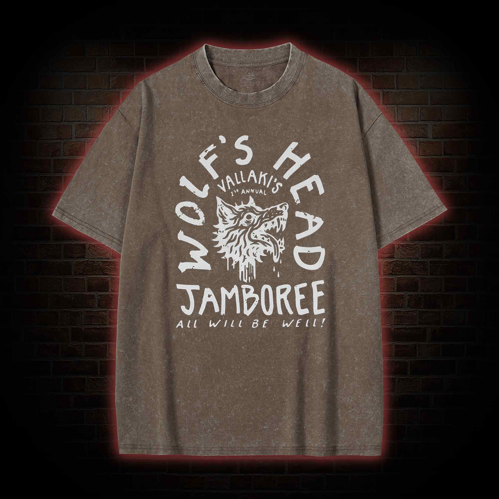 Wolf's Head Jamboree Washed T-shirt