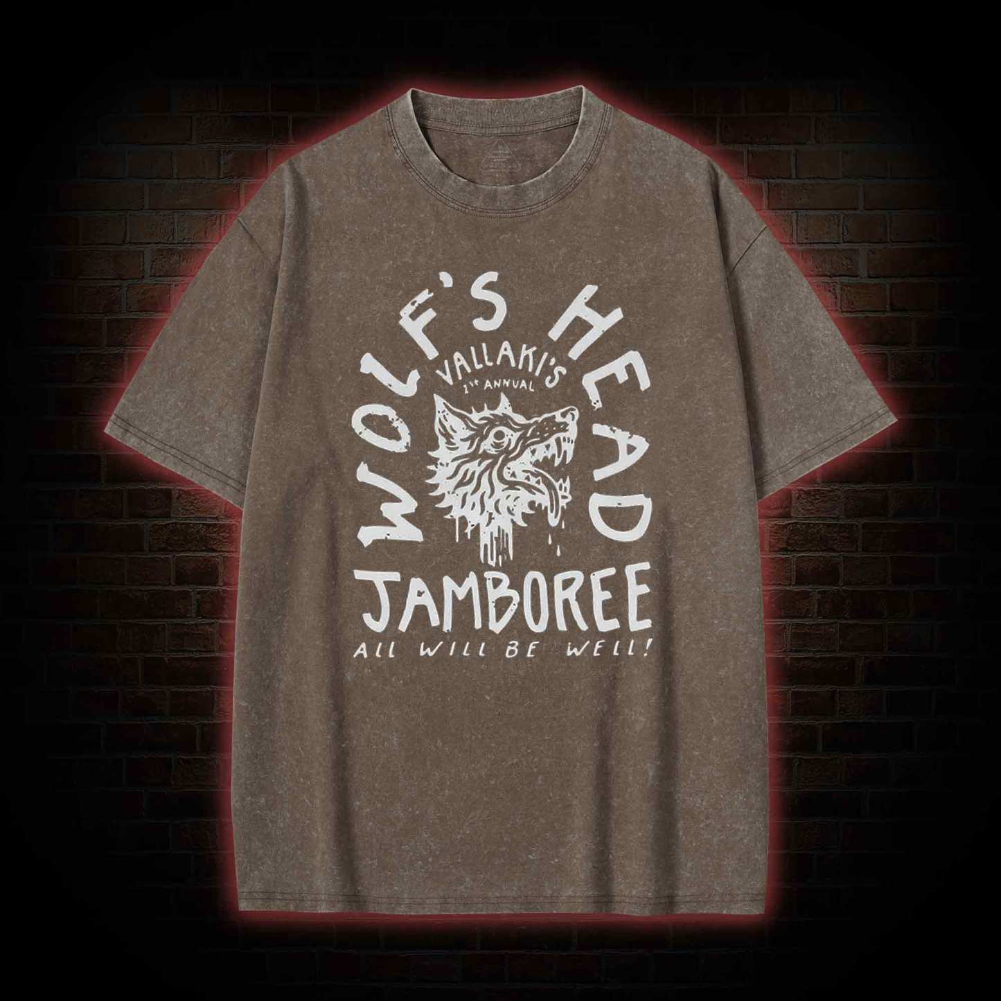Wolf's Head Jamboree Washed T-shirt