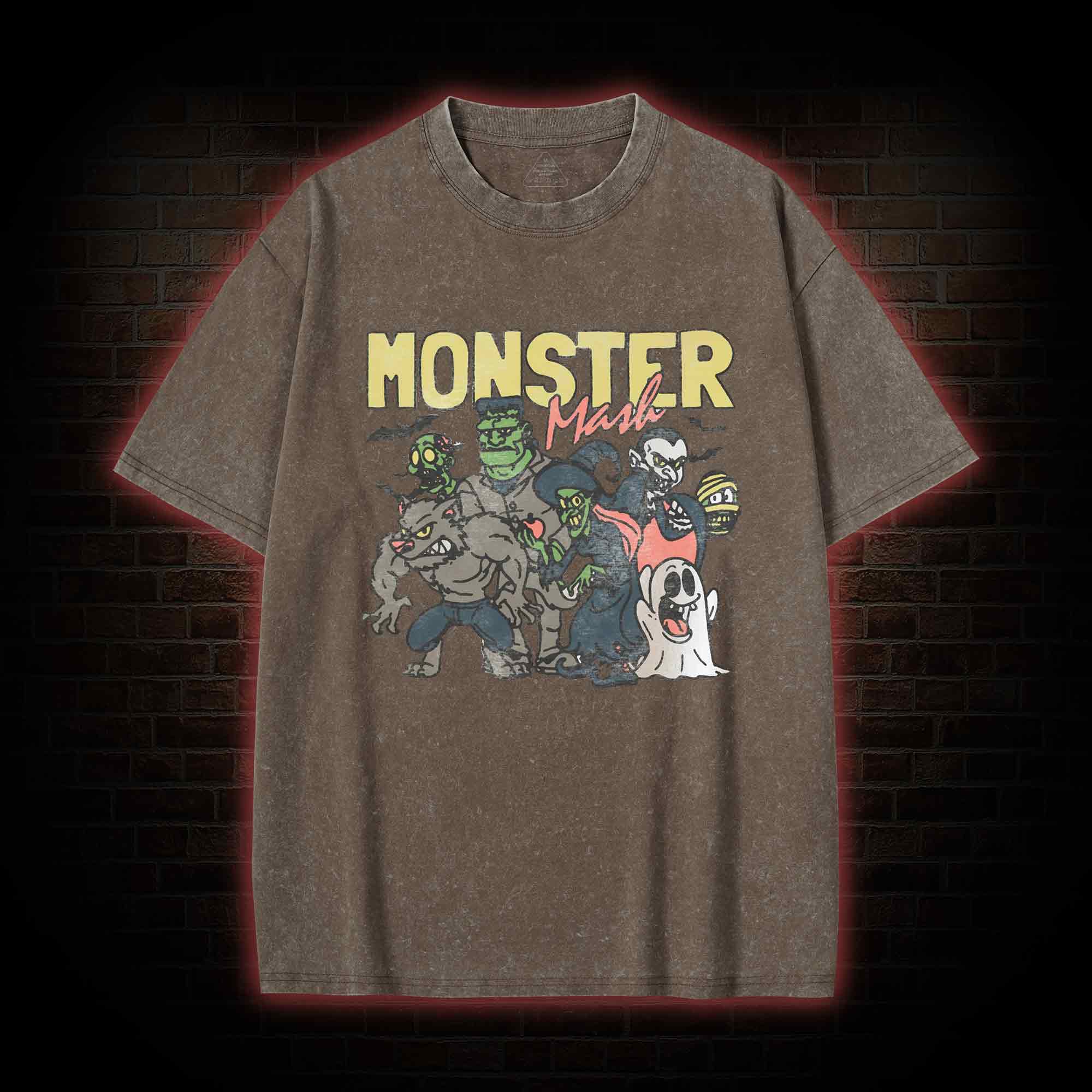 Ghost Halloween Washed T-shirt