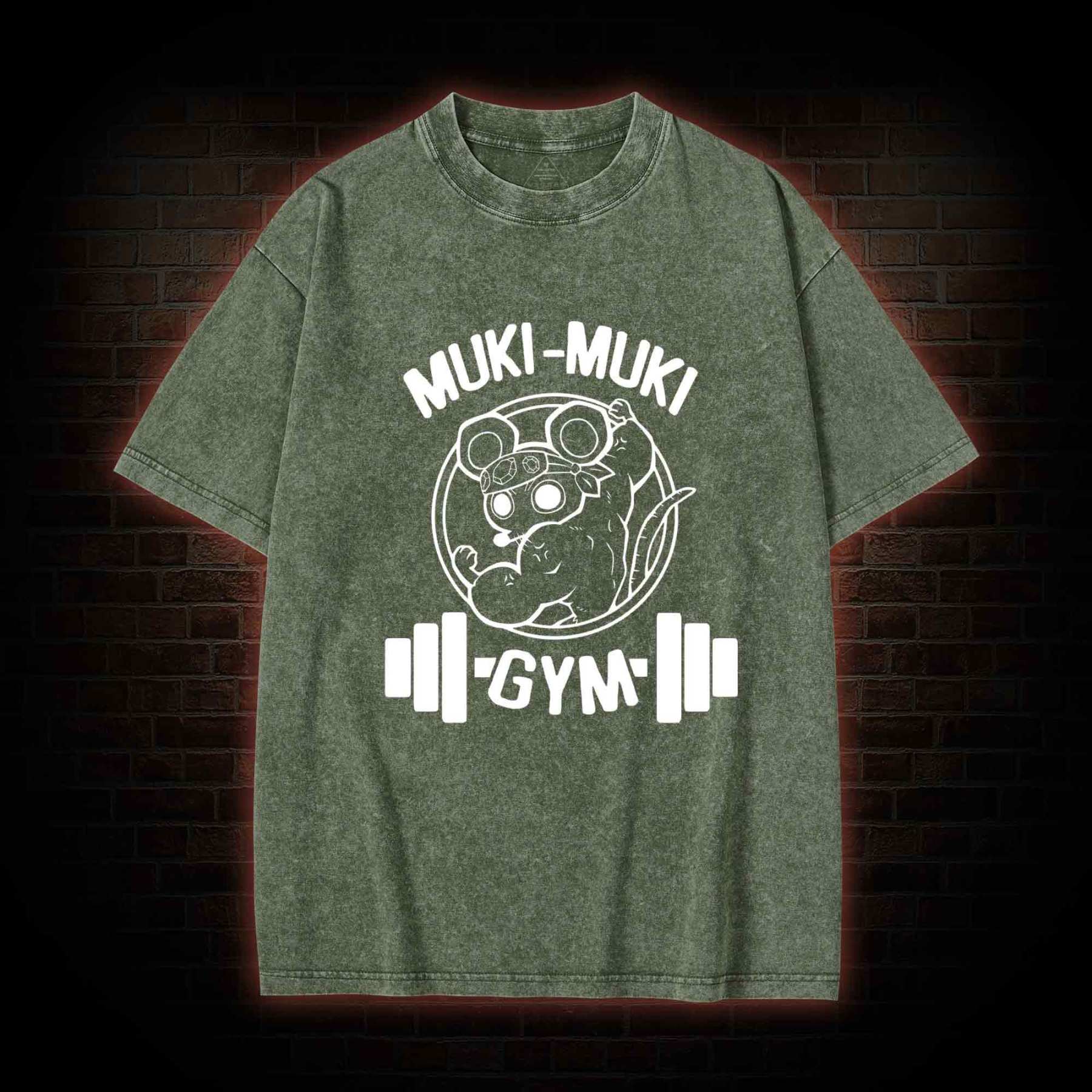 Mouse Workout Washed T-shirt