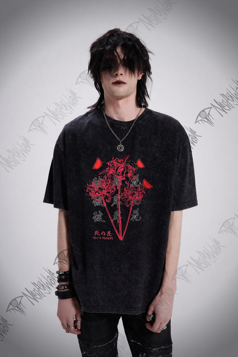 Japan Red Spider Washed T-shirt