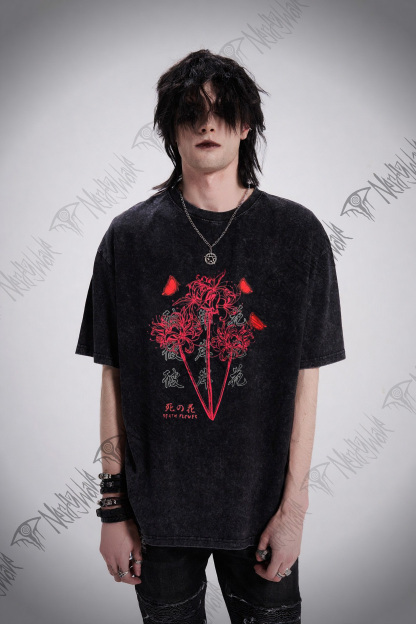 Japan Red Spider Washed T-shirt