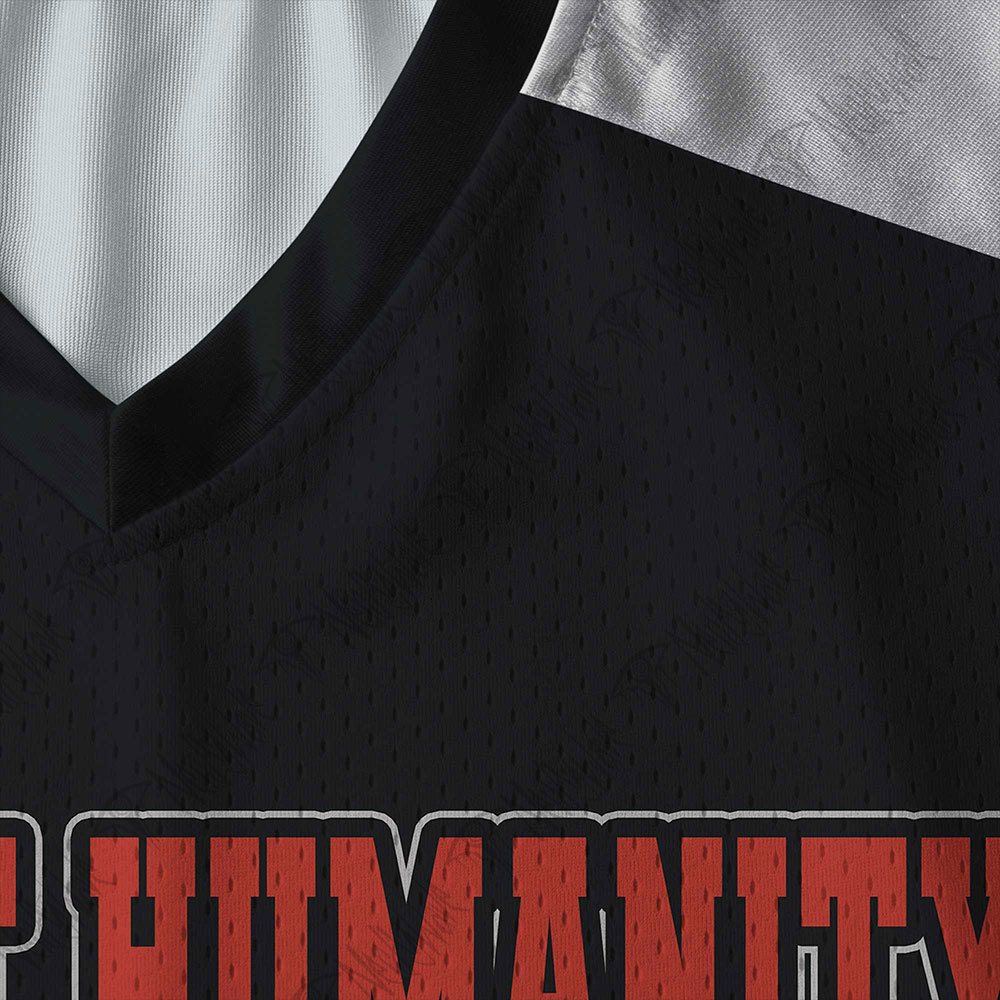 Crab Meme V-Neck Long Sleeve Jersey