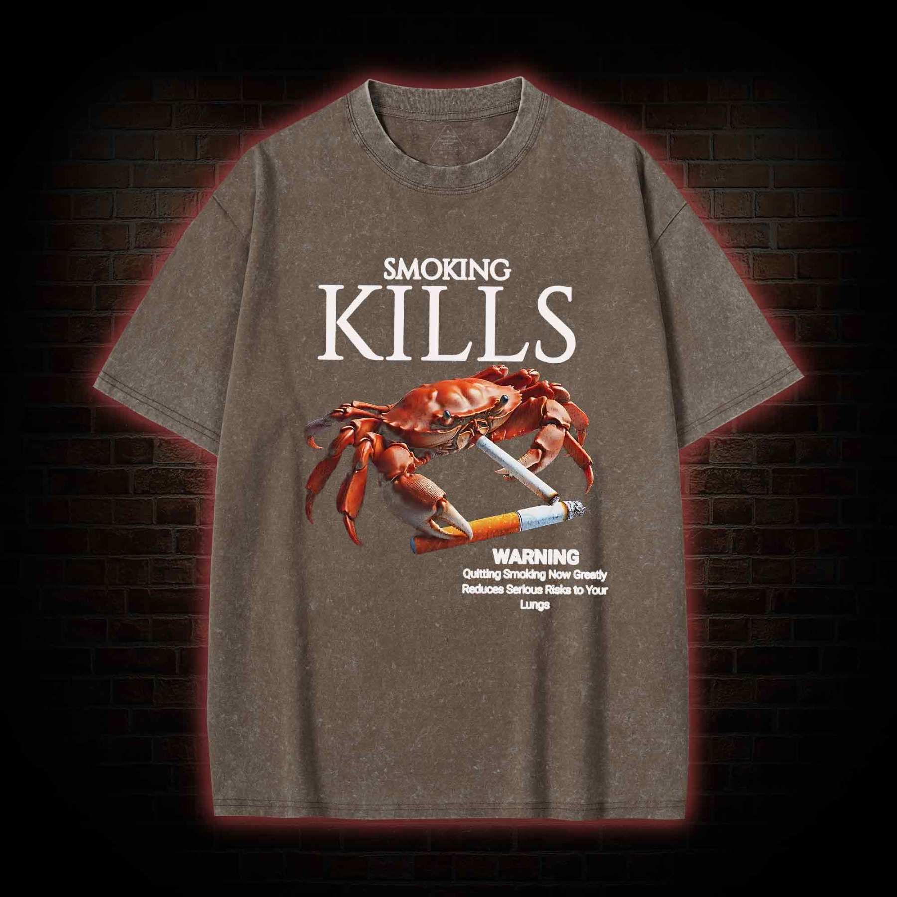 Kills Smoking Crab Washed T-shirt