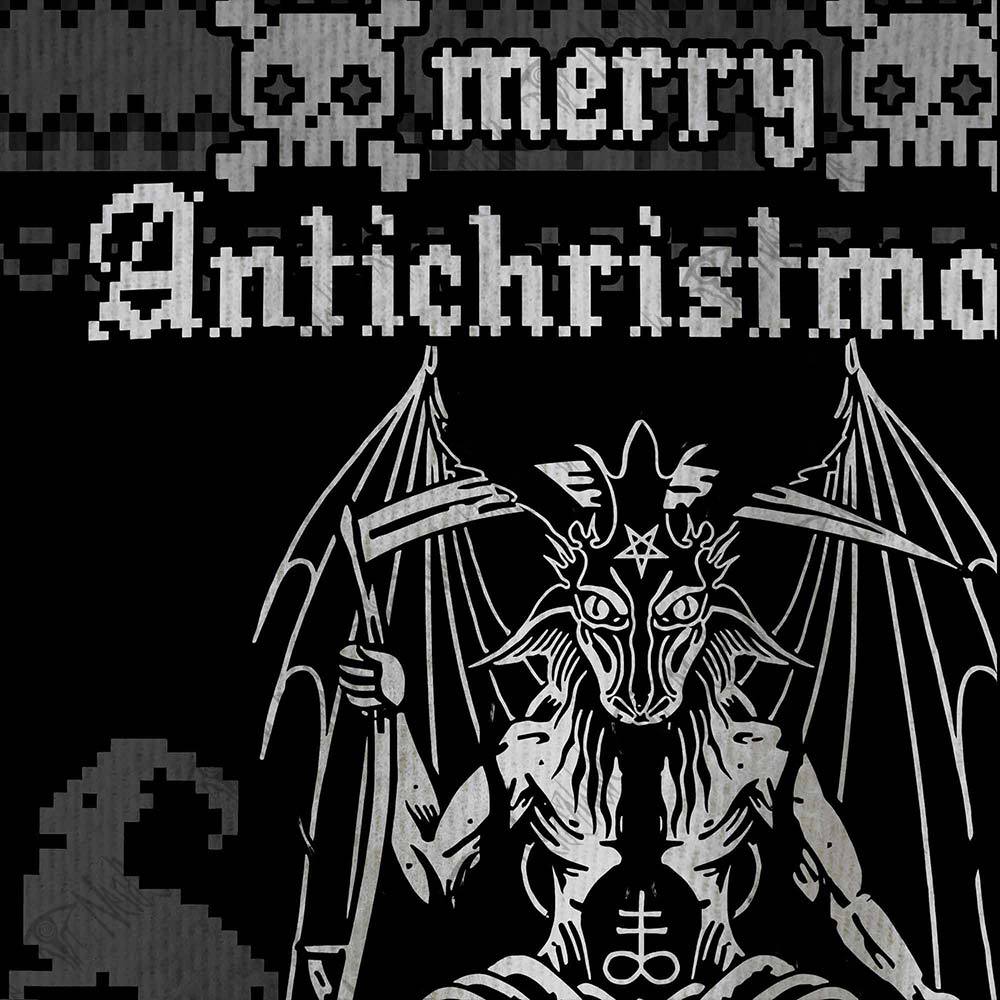 Merry Antichristmas Satan Claus Satanic Ugly Sweatshirts