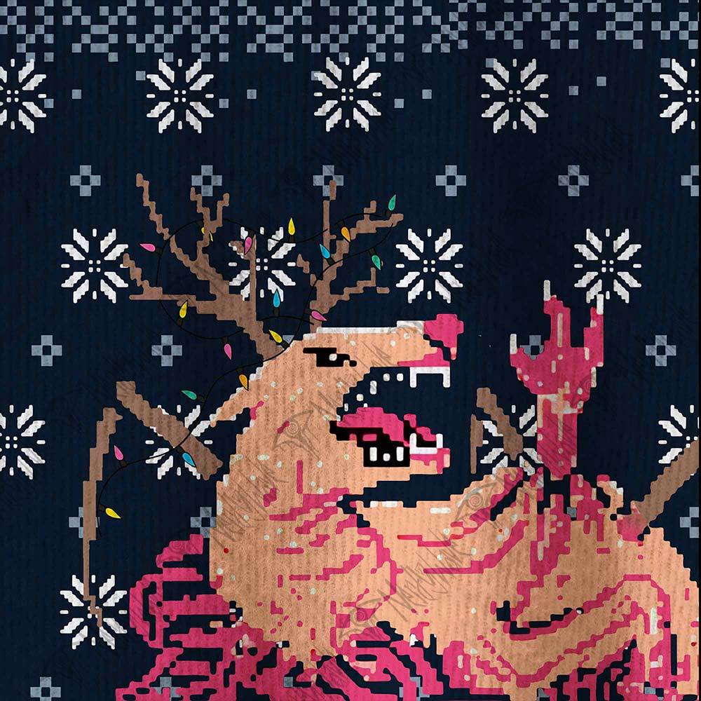 Man is The Warmest Place to Hide Ugly Sweatshirts