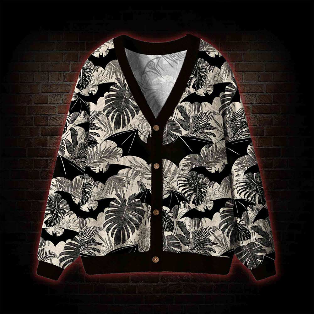 Bats in the Jungle Cardigan Sweater