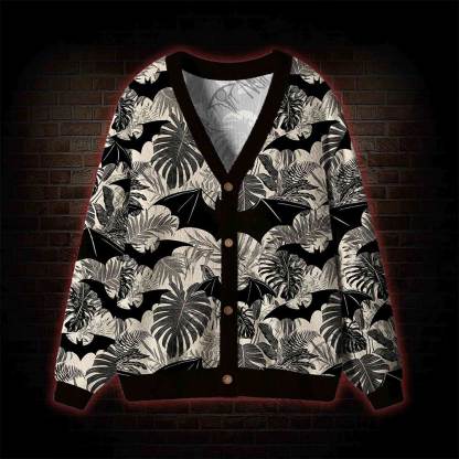 Bats in the Jungle Cardigan Sweater