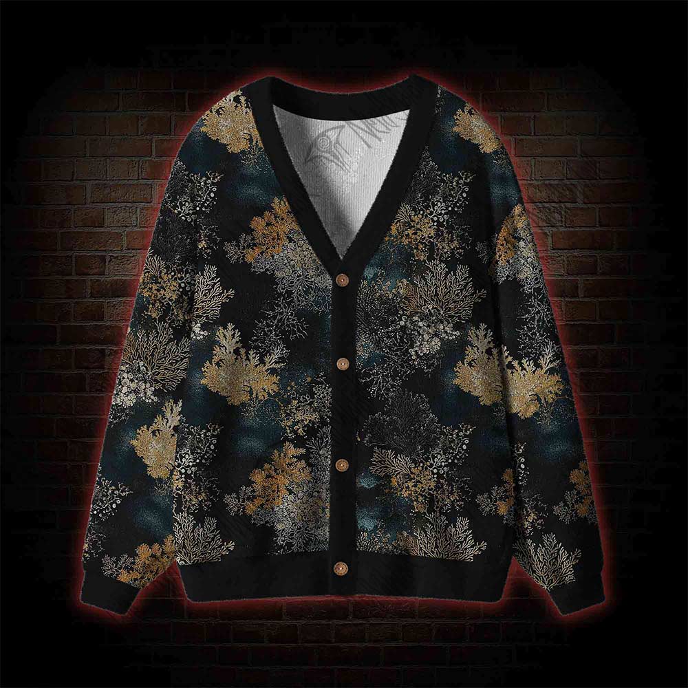 Overlooking the Dark Forest Cardigan Sweater