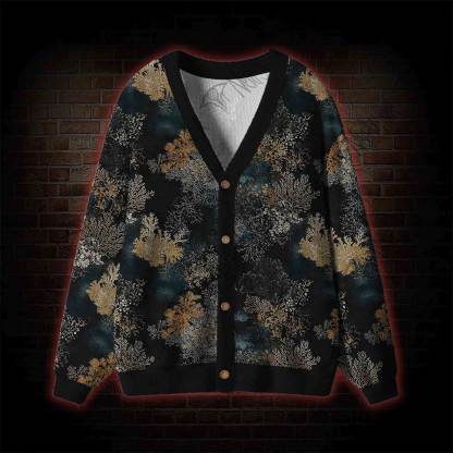 Overlooking the Dark Forest Cardigan Sweater