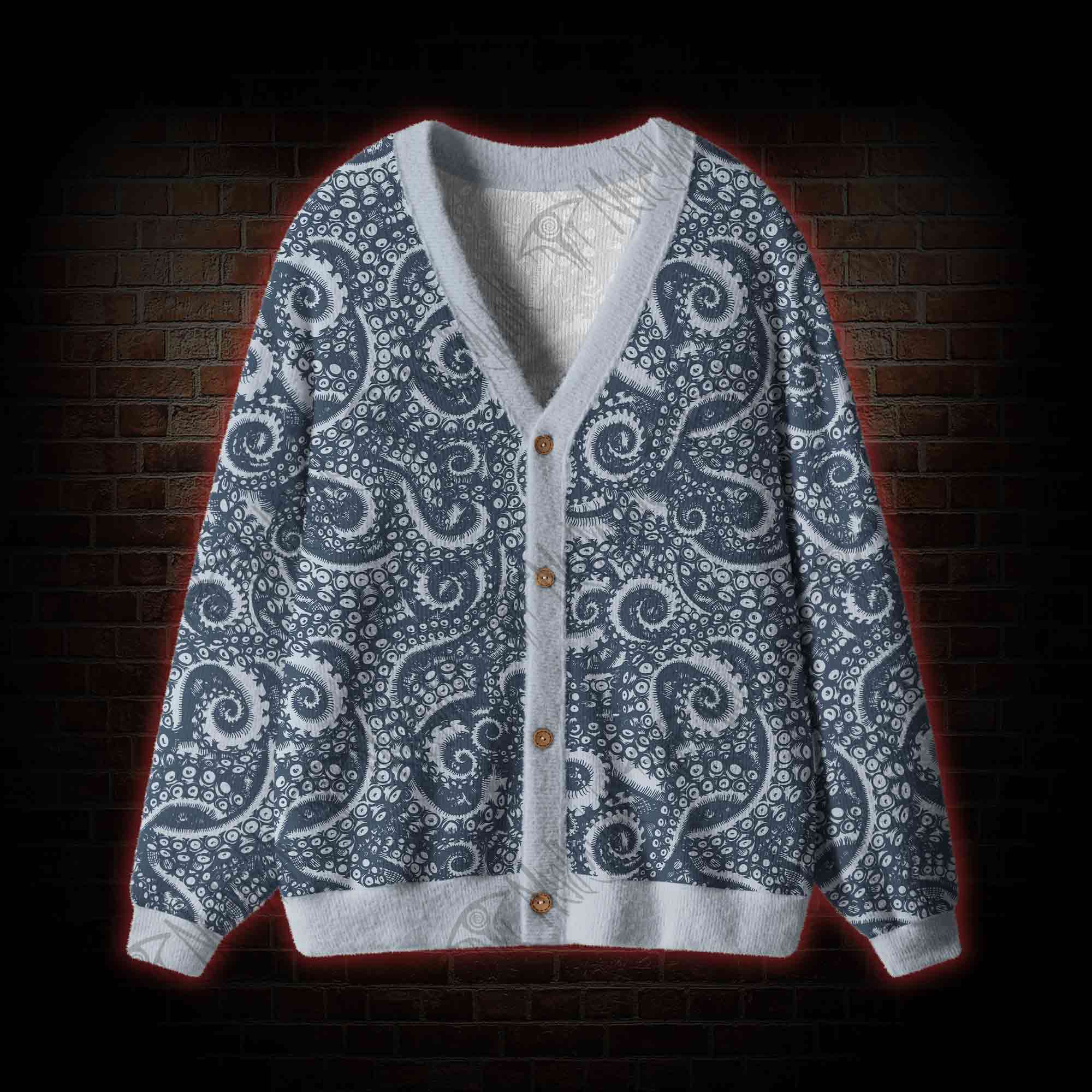 Octopus Tentacles Cardigan Sweater