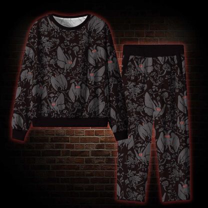 Mothman in the Jungle Cozy Pajama Sets