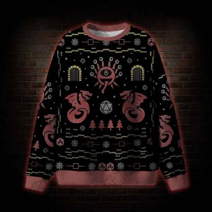 Dragon Christmas Ugly Sweatshirts