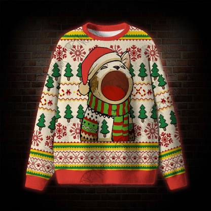 Yawning Cat Ugly Sweatshirts